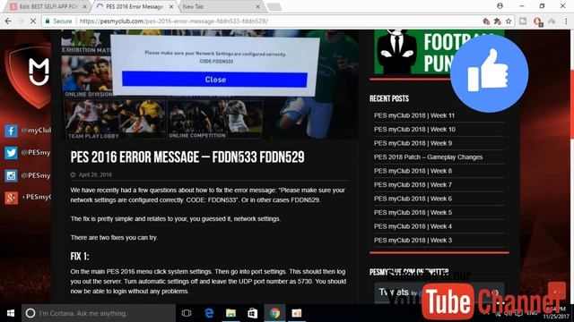 FIX PES 2017 Error fddn532 in a Minute [UPDATED] 100% Working смотреть онлайн