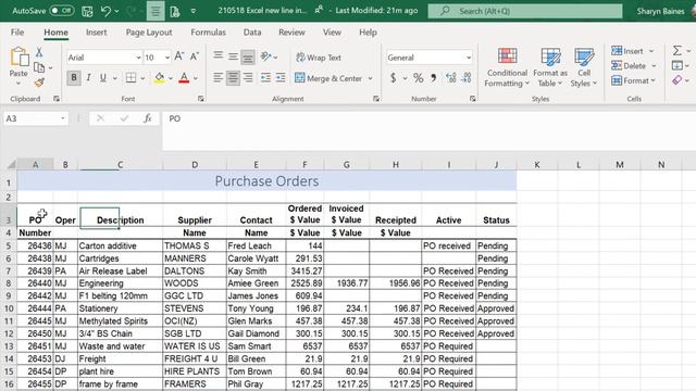 Excel new line in cell (inc. how to wrap text in Excel) смотреть онлайн