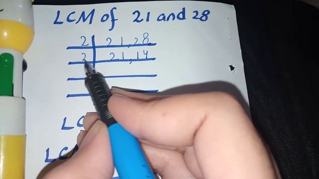 LCM of 21 and 28 смотреть онлайн