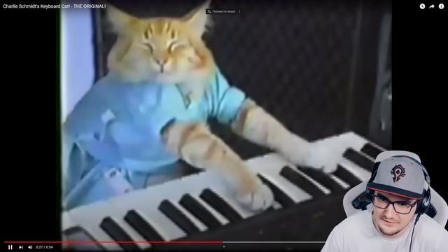КОТ С СИНТЕЗАТОРОМ ► Charlie Schmidt's Keyboard Cat! - THE ORIGINAL! | Реакция на заказ смотреть онлайн
