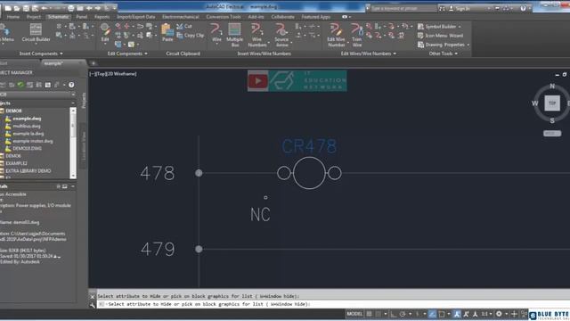 AutoCAD Electrical Tutorial - 036 - Editing attributes in AutoCAD смотреть онлайн