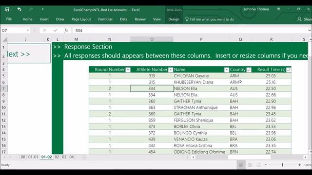 #ExcelWorldChamp Round 1: 01-02 Data Relays смотреть онлайн