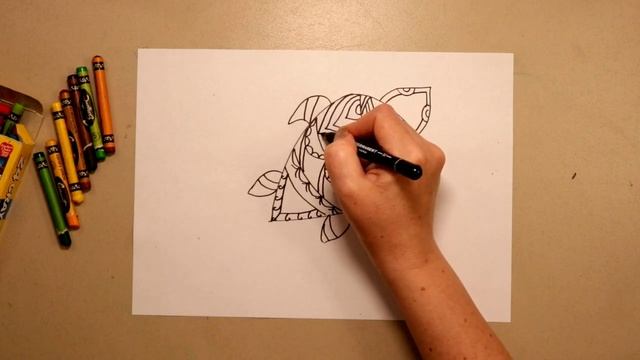 Как Рисовать Техникой Дудлинг | Урок рисования смотреть онлайн