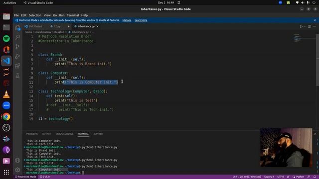 #9 Constructor & Init Method in Inheritance | Object Oriented Programming #2023 смотреть онлайн