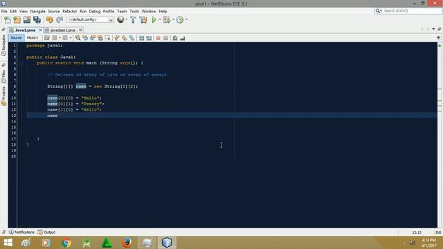 Java Programming Tutorial Part 6 Create 2D Array in Java смотреть онлайн
