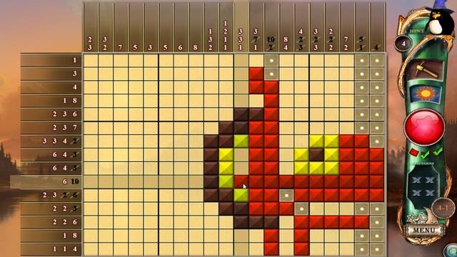 Fantasy Mosaics 10: Time Travel - 4-1 - Fish (Walkthrough) смотреть онлайн