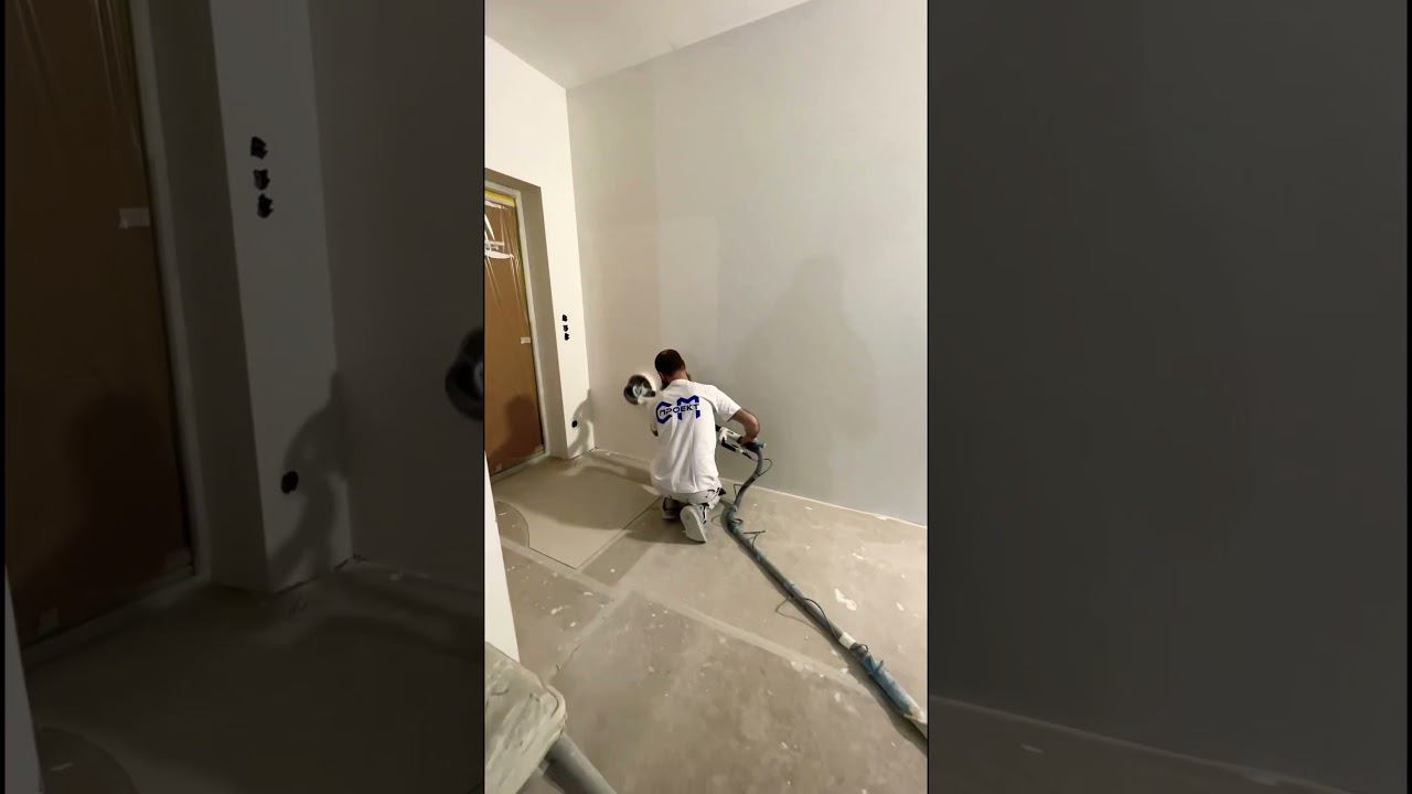 Шлифовка стен без пыли - как? смотреть онлайн