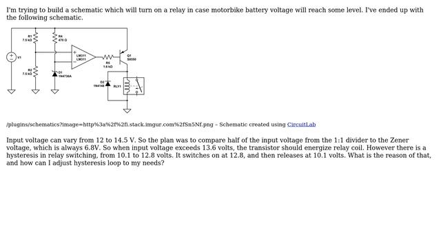 LM311P op-amp strange behavior in comparator mode смотреть онлайн