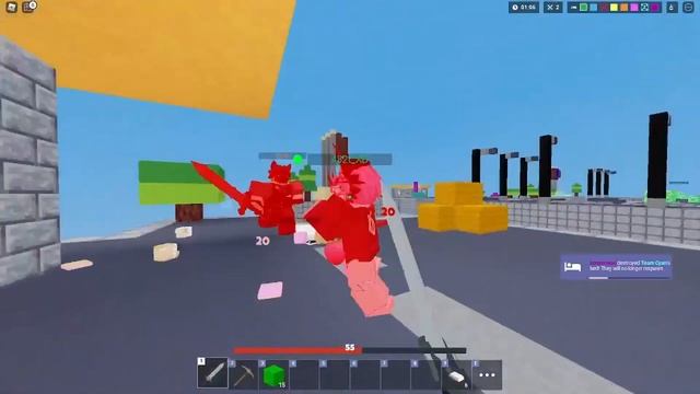 I USED a custom CROSSHAIR in ROBLOX BEDWARS and this happened... смотреть онлайн
