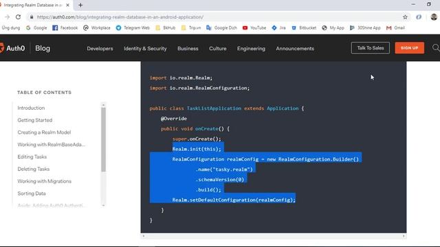 Bài 7: Hướng dẫn import database Realm vào trong project Android смотреть онлайн
