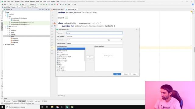 Курс по Android Studio и Kotlin/AlertDialog смотреть онлайн