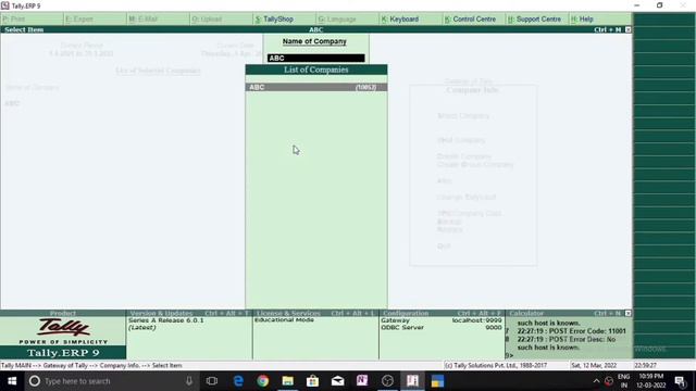 Change Company Name in Tally.ERP 9 | Change Company details | Tally Tutorial in Hindi | смотреть онлайн