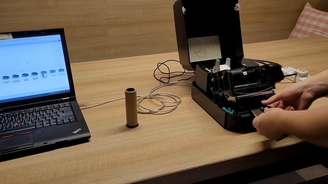 Easy Setup of Barcode Label Printer - TSC TTP-244 Plus смотреть онлайн