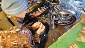 ПЕРВЫЙ ЗАПУСК мопеда АЛЬФА