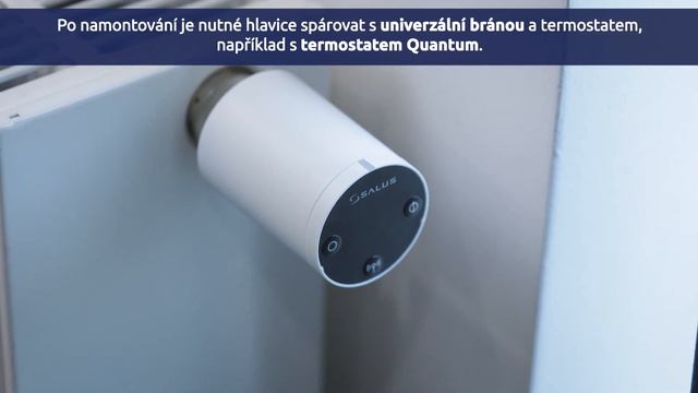Bezdrátová termostatická hlavice TRV10RFM смотреть онлайн