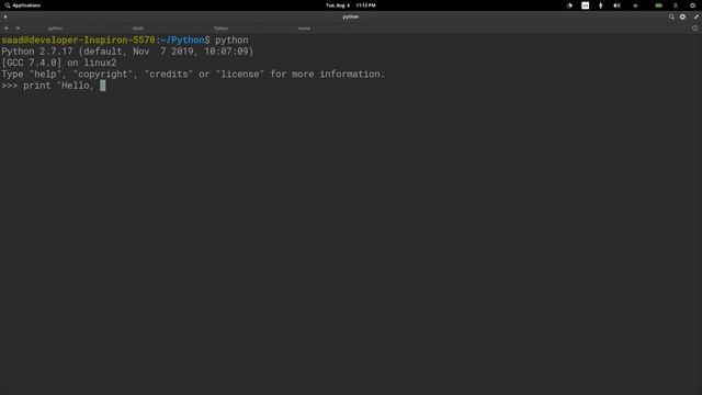 Print Command on Python! смотреть онлайн