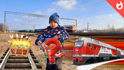 Квест на железной дороге / Грузовые поезда / Поезд Пересвет Улан-баторской жд смотреть онлайн