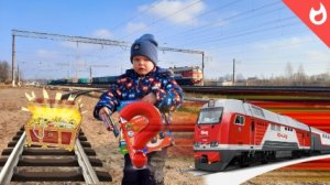 Квест на железной дороге / Грузовые поезда / Поезд Пересвет Улан-баторской жд