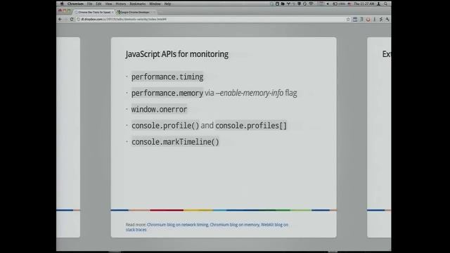 Chrome Developer Tools for Speed смотреть онлайн
