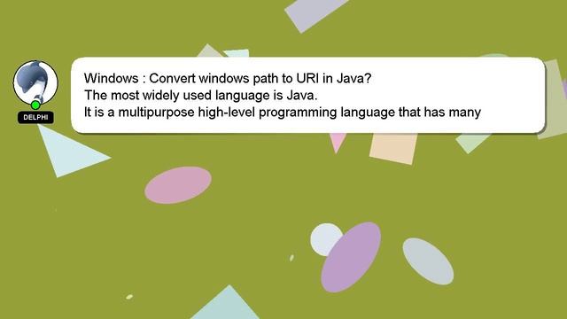 Windows : Convert windows path to URI in Java? смотреть онлайн