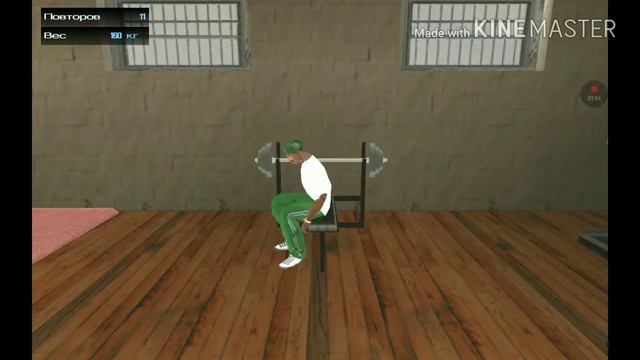 Зашли в спорт зал в Гта сан андрес!!! смотреть онлайн