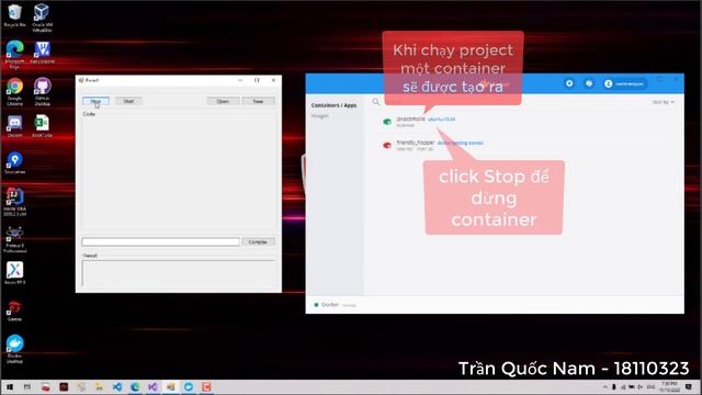 Kết nối Container build và thực thi file Java - Giải thích code, Demo - Trần Quốc Nam - 1811032 смотреть онлайн