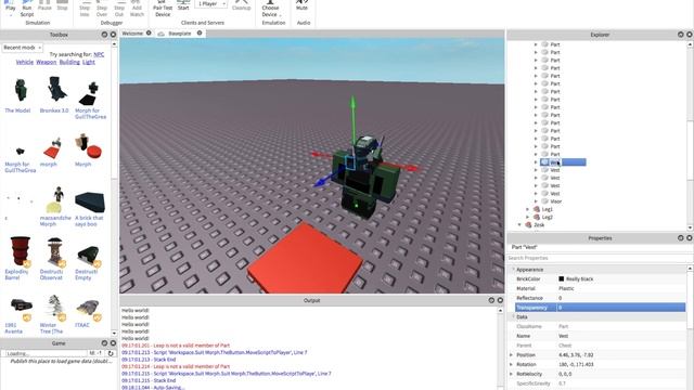 Roblox: How to Make a Morph With Movable Arms and Legs смотреть онлайн