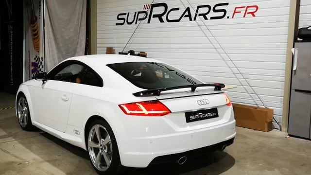 Audi TTS 8S Active Sound System Pop&Bang Echappement by SupRcars®️ смотреть онлайн