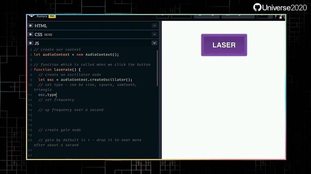 Introduction to web audio - GitHub Universe 2020 смотреть онлайн