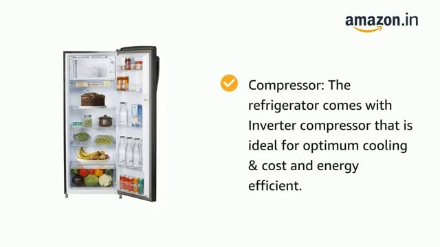 Haier 242 L 3Star Inverter Direct-Cool Single Door Refrigerator (HED-24TKS, Black Brushline) смотреть онлайн