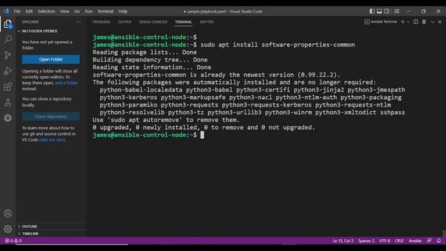 Install and Configure Ansible on Ubuntu 22 04 смотреть онлайн
