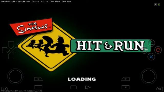 Simpsons Hit and Run Damon PS2 Pro Emulator Nvidia Shield TV 2017 Android Gameplay Test смотреть онлайн