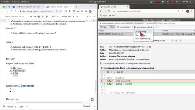 Working with Git and GitHub from RStudio (part 2) смотреть онлайн