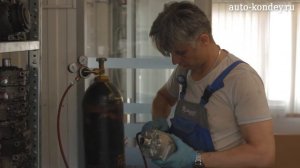 Ремонт компрессора автокондиционера Volvo V50.