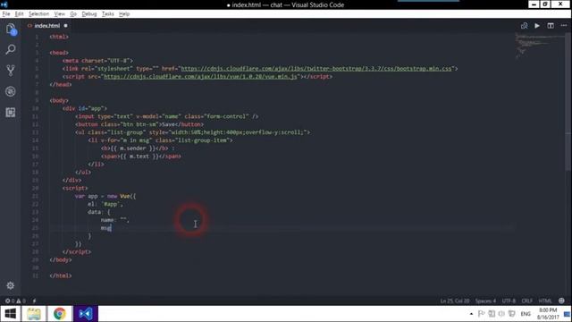 Easy way create chat room with firebase + vue.js สร้างเว็บห้องแชทง่ายๆด้วย firebase + vue.js смотреть онлайн
