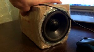 САБВУФЕР ИЗ КАРТОННОЙ КОРОБКИ