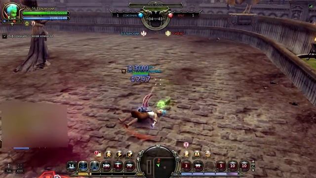Dragon Nest PvP Гладиатор vs Доктор ( Gladiator vs Adept ) смотреть онлайн
