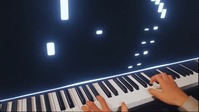 Falling Piano Notes in Real Life Effect смотреть онлайн