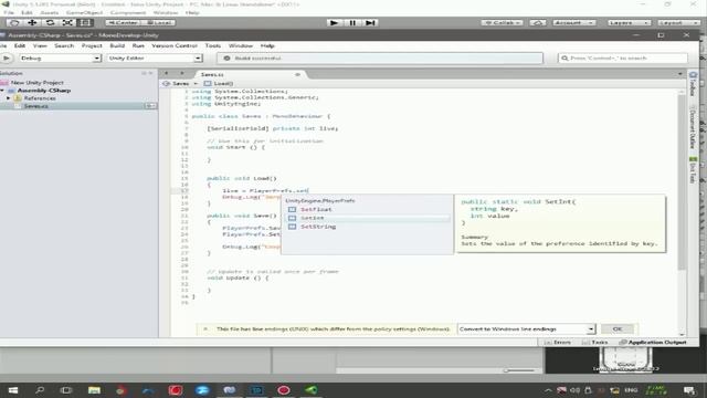 1 урок как сохранять значение PlayerPrefs смотреть онлайн
