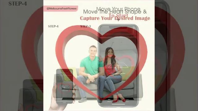 VALENTINES SPECIAL FREE 3D AR HEART FRAME MAKER | VALENTINES DAY 2021 | MELBOURNE FRESH FLOWERS смотреть онлайн