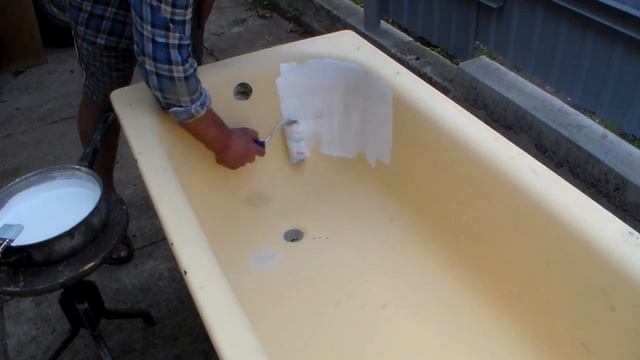 Подготовка и покраска стальной ванны смотреть онлайн