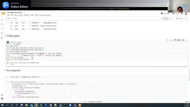 PageRank: Coding example смотреть онлайн