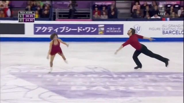 2015 GPF Pairs SP Meagan Duhamel & Eric Radford Your Song by Elton John смотреть онлайн