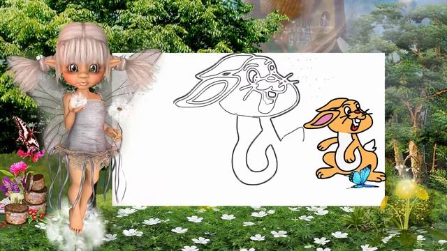 Как нарисовать зайца. смотреть онлайн