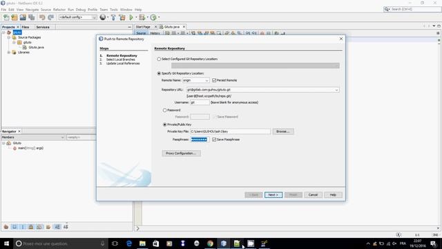 generate ssh key for netbeans and gitlab with simple project смотреть онлайн