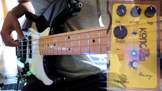 ขอแนะนำเบสปรีแอมป์ KONG Active Stomp box / Fender Amrican STD Jazz Bass смотреть онлайн