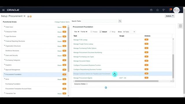 Oracle Fusion PTP part 8 - Common Option for Payables and Procurement смотреть онлайн
