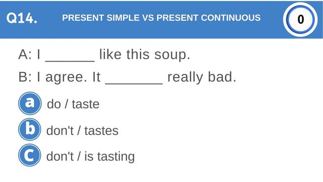 Present Simple VS Present Continuous | English Grammar смотреть онлайн