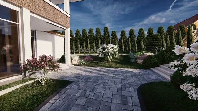 Проект ландшафтного дизайна в поселке Ляховичи (Минский район) смотреть онлайн