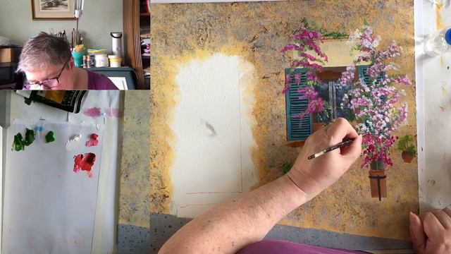 Miss Paintalots Tuscan House - Beginners Acrylics- Part 4 смотреть онлайн